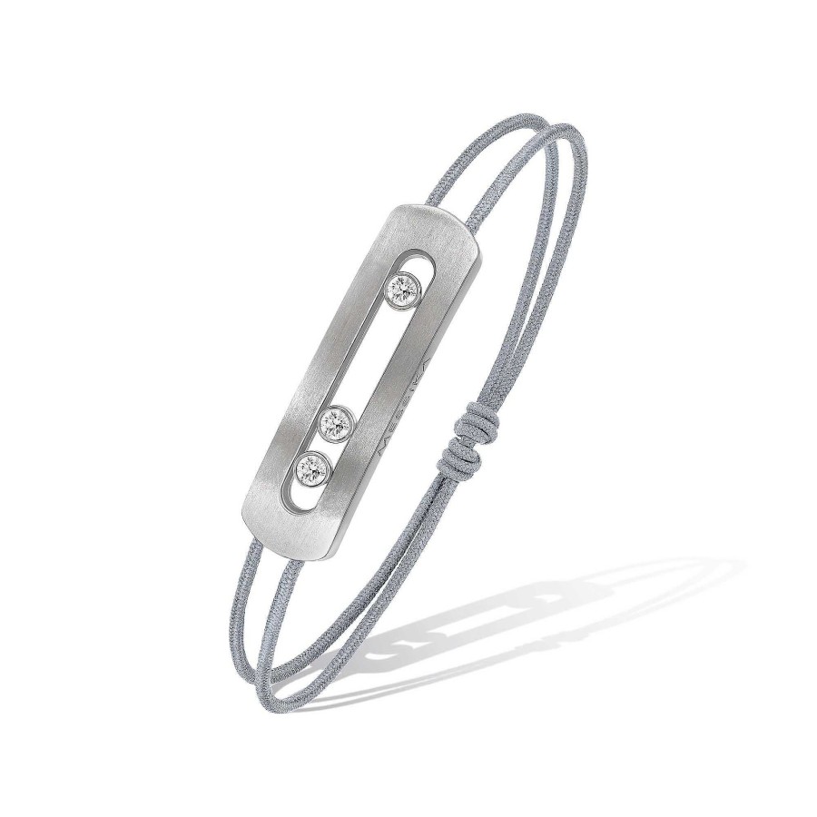 Move Titanium Naturel Armband Mit Schnur | Messika Hot